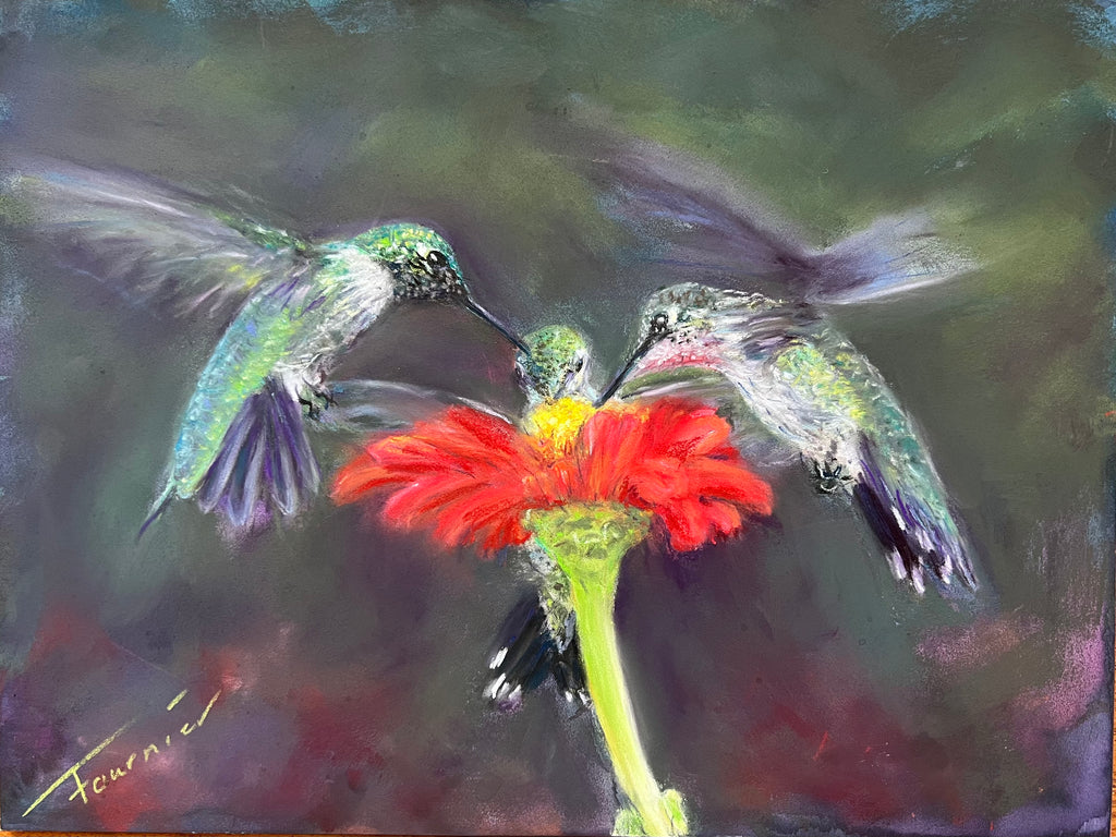 "Joyful" print on Canvas 11"x14"