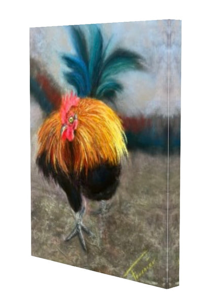“Kauai Rooster” Print on Canvas-11”x14”