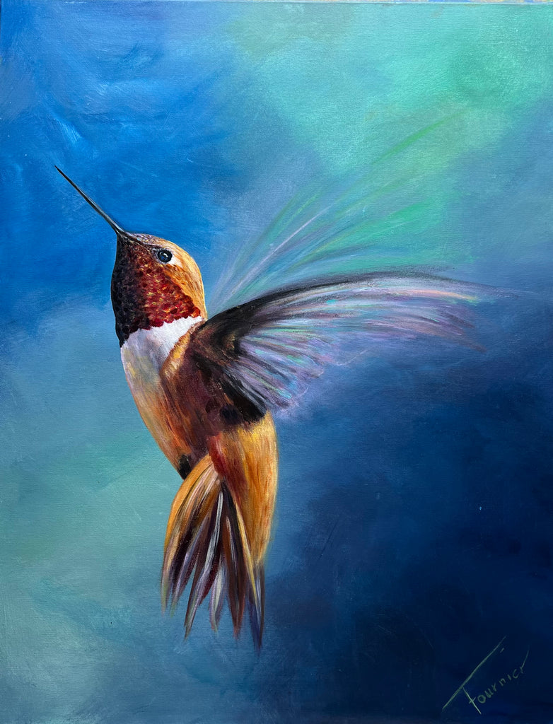"Flying High" Oil on 3D Canvas 24"x36"