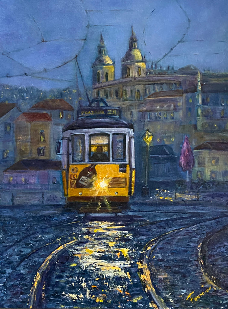 “Lisbon “12x16 Oil on Canvas